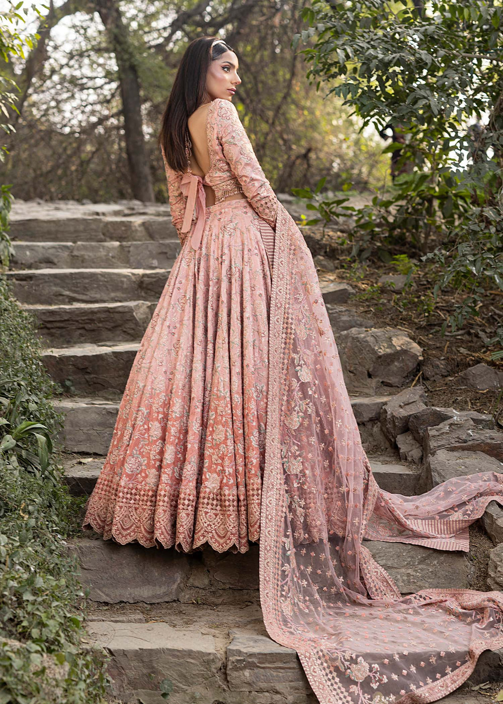 HSY | Summer Edit | Ballerina Pink - Pakistani Designer Dress - by HSY - Type : Ladies Clothes - 100% Original at Saira Sultan