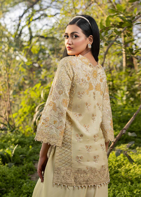 HSY | Summer Edit | Butter Yellow - Pakistani Designer Dress - by HSY - Type : Ladies Clothes - 100% Original at Saira Sultan