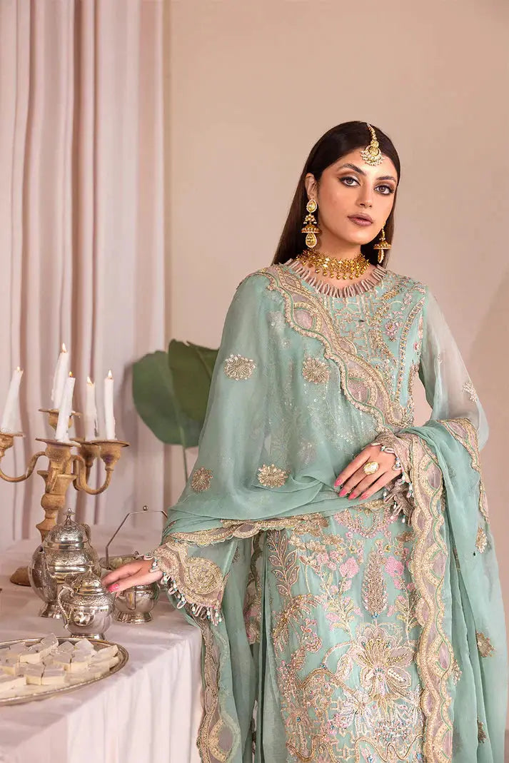 Emaan Adeel | Romansiyyah Luxury Formals 23 | RM-02 DALILAH - Pakistani Designer Dress - by Emaan Adeel | Type: Formal - 100% Original at Saira Sultan