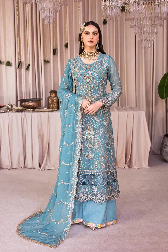 Emaan Adeel | Romansiyyah Luxury Formals 23 | RM-05 MIYASA - Pakistani Designer Dress - by Emaan Adeel | Type: Formal - 100% Original at Saira Sultan