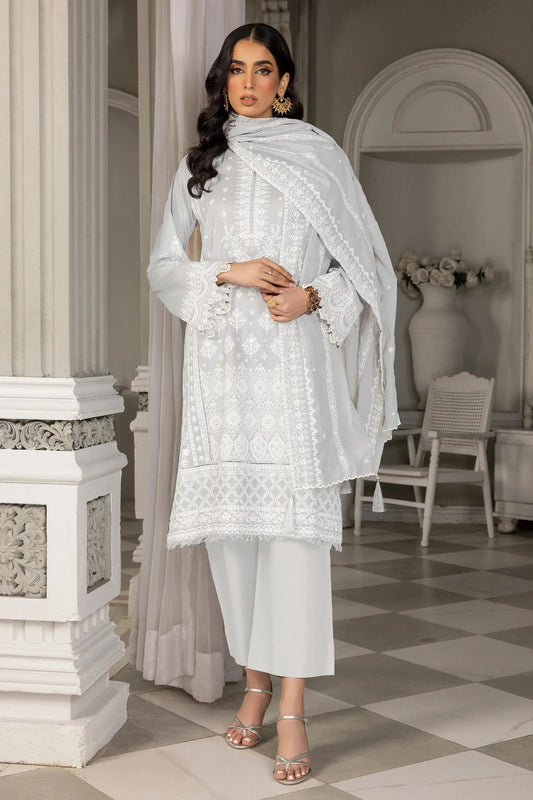LSM | Embroidered Collection | 03 - Pakistani Designer Dress - by LSM | Type: Luxury - 100% Original at Saira Sultan