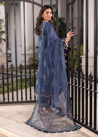Shurooq | Luxury Lawn 25 | Mira S Navy Lawn