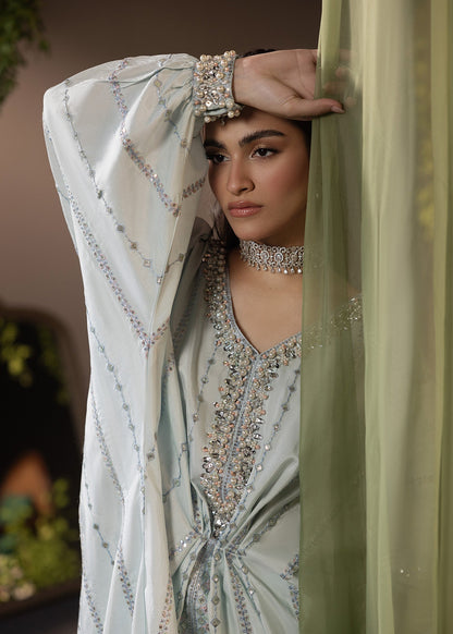 Shurooq | Garden of Dream | Frost L Ice Blue Silk