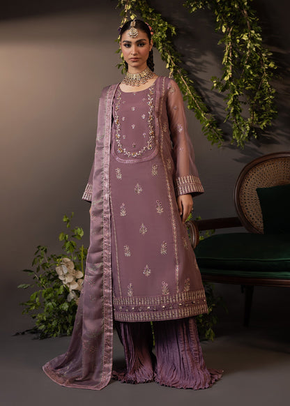 Shurooq | Garden of Dream | Lily S Lilac Organza