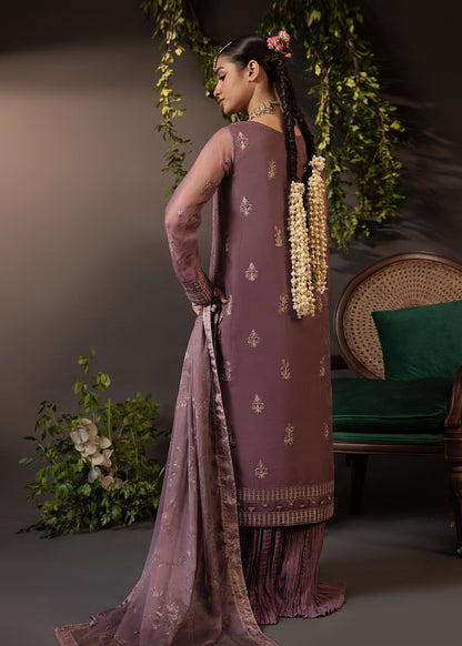 Shurooq | Garden of Dream | Lily M Lilac Organza