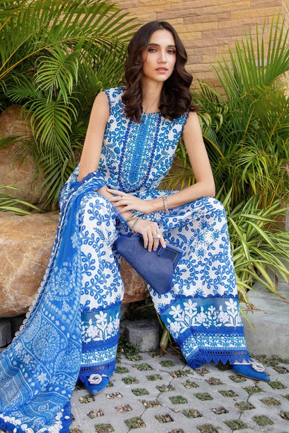 Maria B | M Prints 25 | MPT-2504-B S White Lawn
