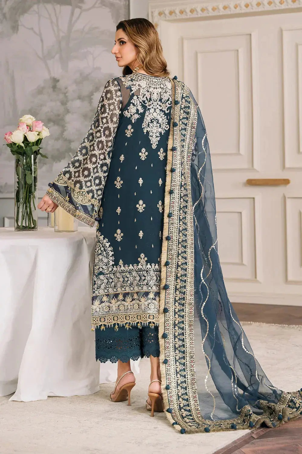 Baroque | Chantelle Embroidered Collection | CH12-01 - Pakistani Designer Dress - by Baroque | Type: Formal - 100% Original at Saira Sultan