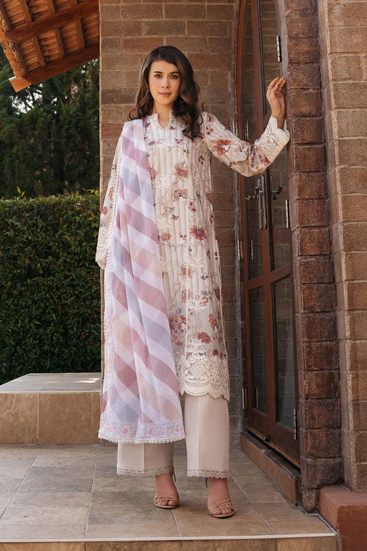 Afrozeh | Damask The Holiday Edit 25 | Azara A XS Gray Lawn