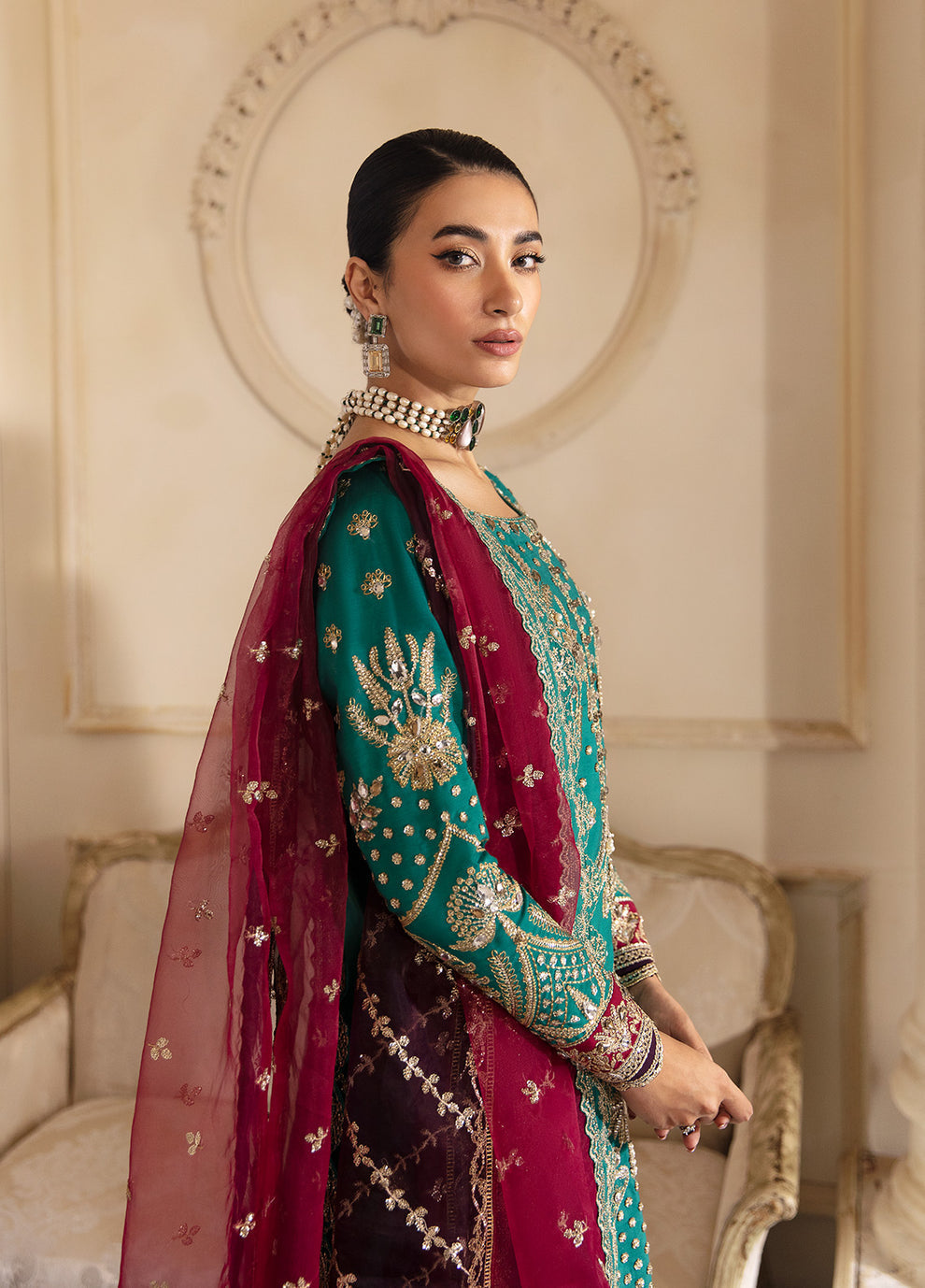 Gulaal | Wedding Formals | Amirah GL-WS-23V1-40 - Pakistani Designer Dress - by Gulaal | Type: Bridal - 100% Original at Saira Sultan