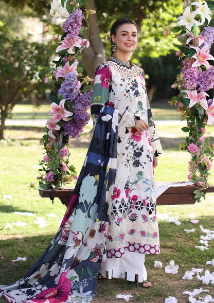 Elaf Premium | Prints Chikankari 24 | 01A LOVELIGHT - Pakistani Designer Dress - by Elaf Premium | Type: Luxury - 100% Original at Saira Sultan