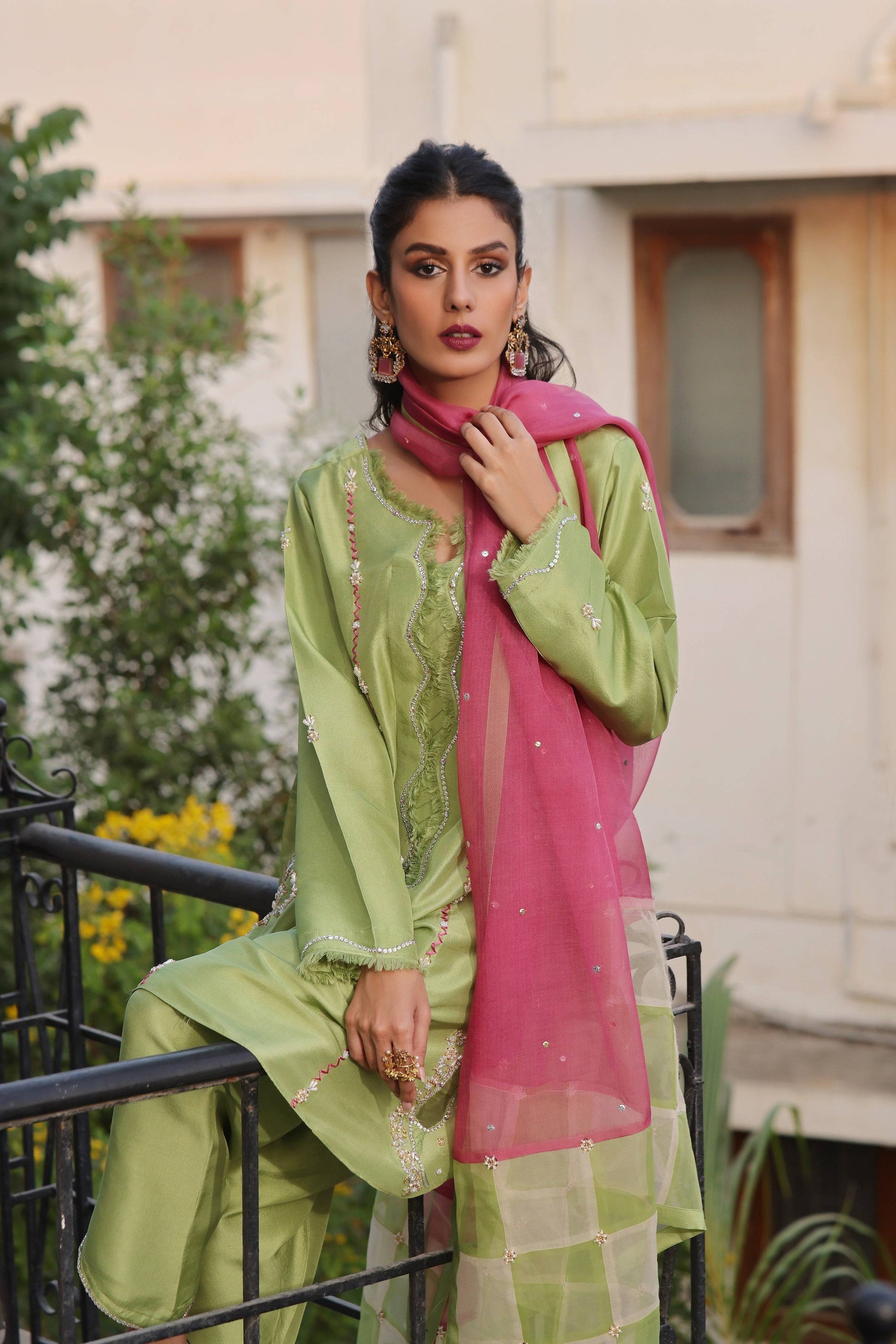 Mona Imran | Ezel Eid 25 | Gulrukh - Pakistani Designer Dress - by Mona Imran | Type: Ladies Clothes - 100% Original at Saira Sultan