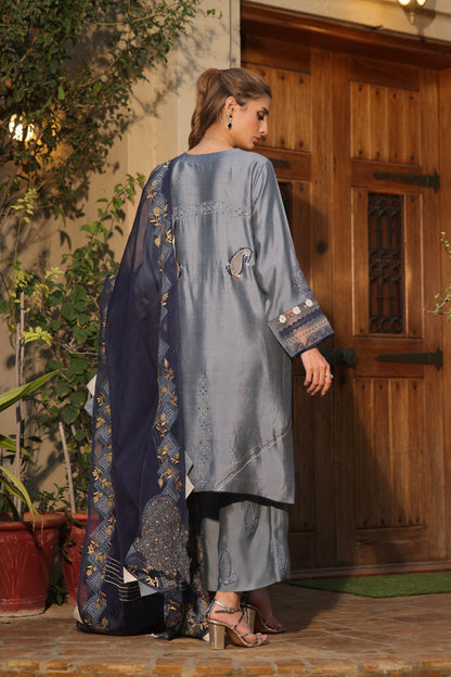 Mona Imran | Ezel Eid 25 | Tajdaar - Pakistani Designer Dress - by Hoorain Designer Wear | Type:  - 100% Original at Saira Sultan