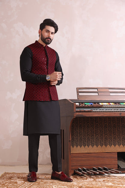 TGM | Men Fancy Wedding | Persian Rose (3 Piece) Medium