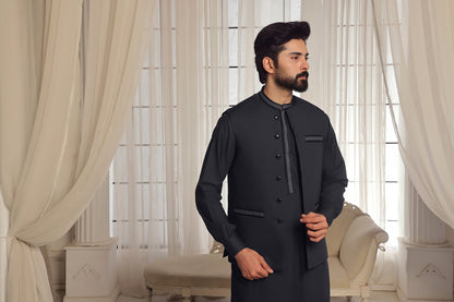 TGM | Men Fancy Wedding | Pixel Grey (3 Piece)