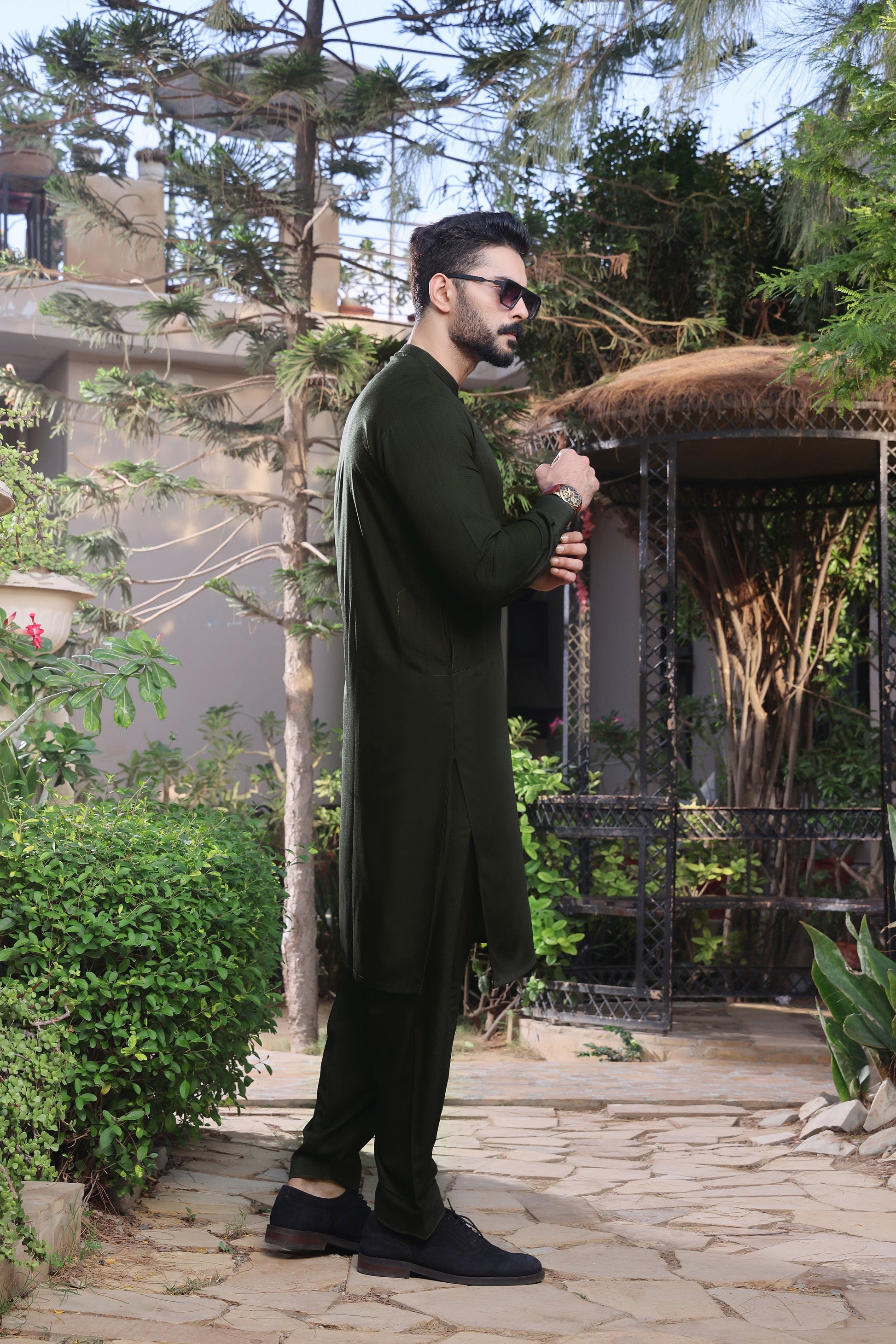 TGM | Men Fancy Wedding | Emerald Groove (3 Piece)