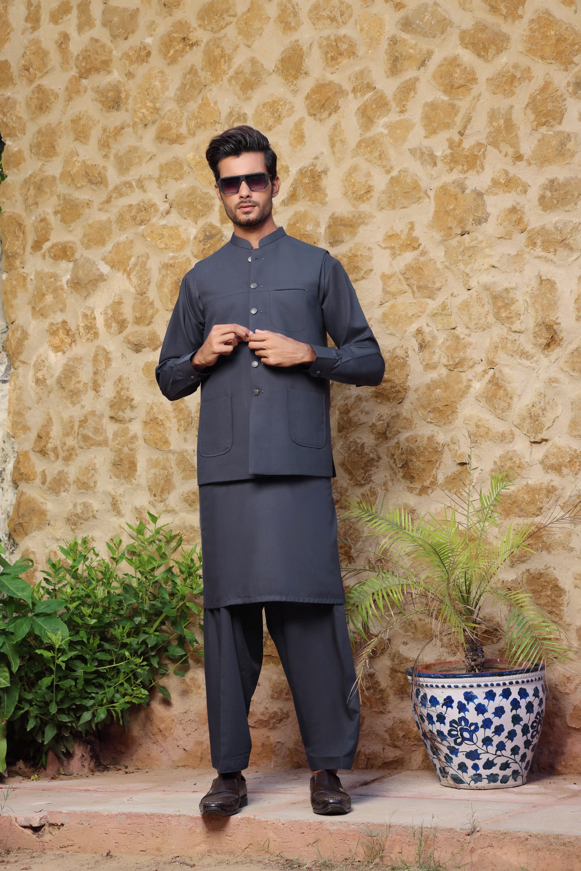 TGM | Men Fancy Wedding | Starlit Blue (3 Piece) Large