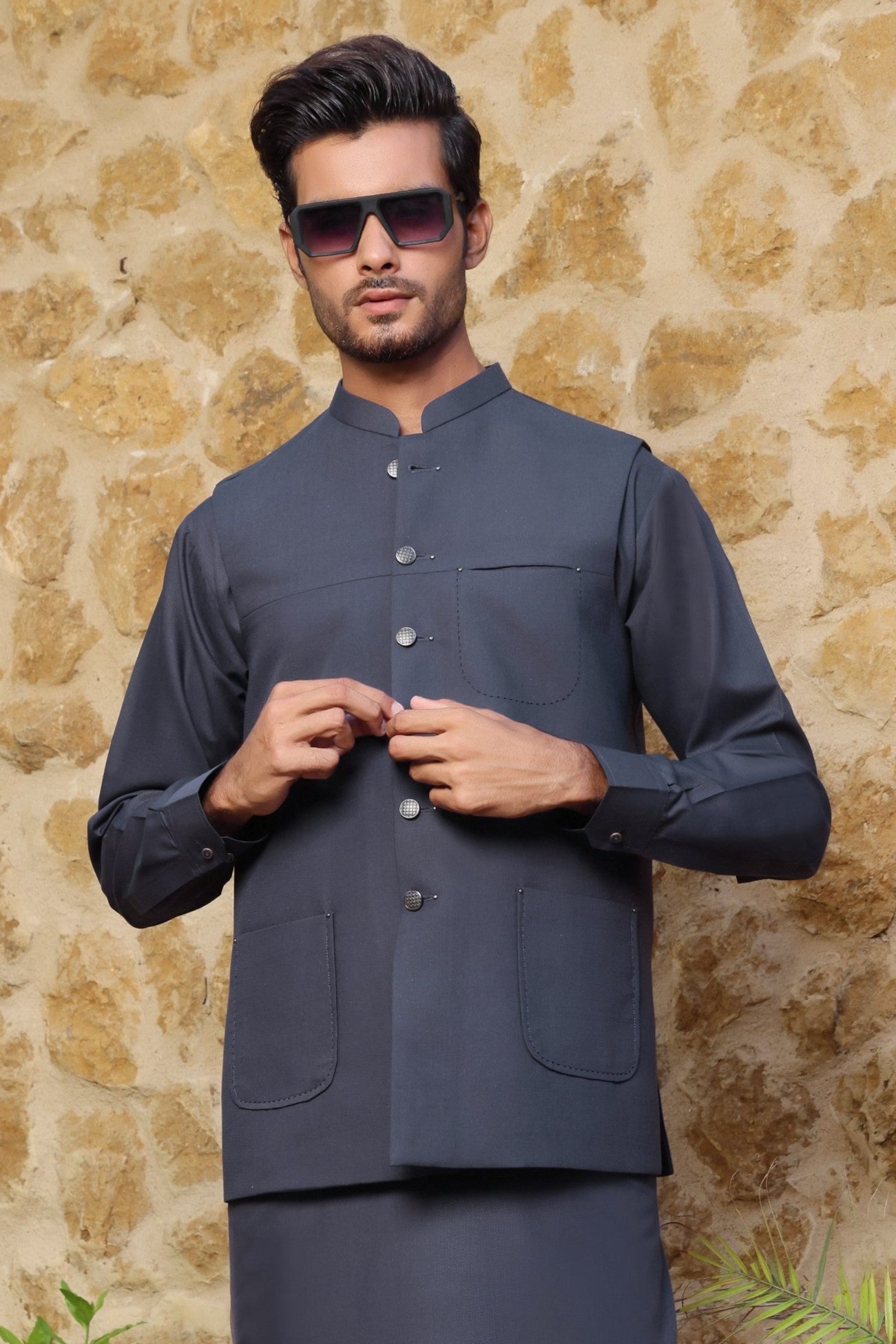 TGM | Men Fancy Wedding | Starlit Blue (3 Piece) X-Large