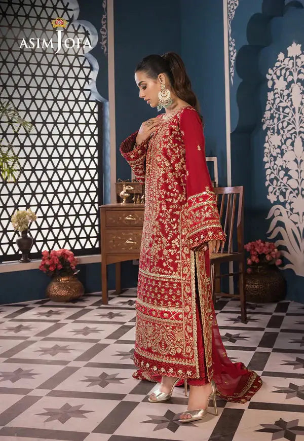 Asim Jofa | Fasana e Ishq Eid Luxury Lawn | AJFI-10 - Pakistani Designer Dress - by Asim Jofa | Type: Luxury - 100% Original at Saira Sultan