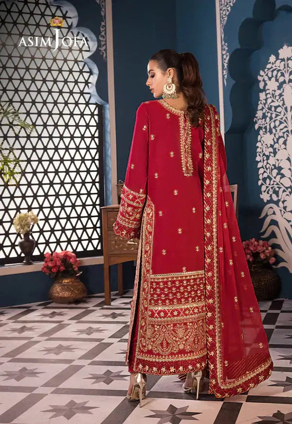 Asim Jofa | Fasana e Ishq Eid Luxury Lawn | AJFI-10 - Pakistani Designer Dress - by Asim Jofa | Type: Luxury - 100% Original at Saira Sultan