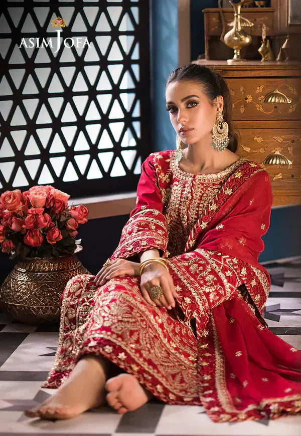 Asim Jofa | Fasana e Ishq Eid Luxury Lawn | AJFI-10 - Pakistani Designer Dress - by Asim Jofa | Type: Luxury - 100% Original at Saira Sultan