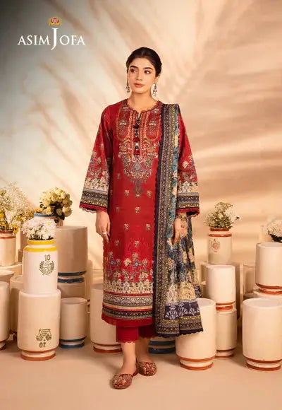 Asim Jofa | Prints Essentials | AJUB-02 - Pakistani Designer Dress - by Asim Jofa | Type: Luxury - 100% Original at Saira Sultan