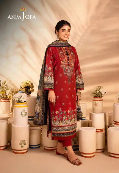 Asim Jofa | Prints Essentials | AJUB-02 - Pakistani Designer Dress - by Asim Jofa | Type: Luxury - 100% Original at Saira Sultan