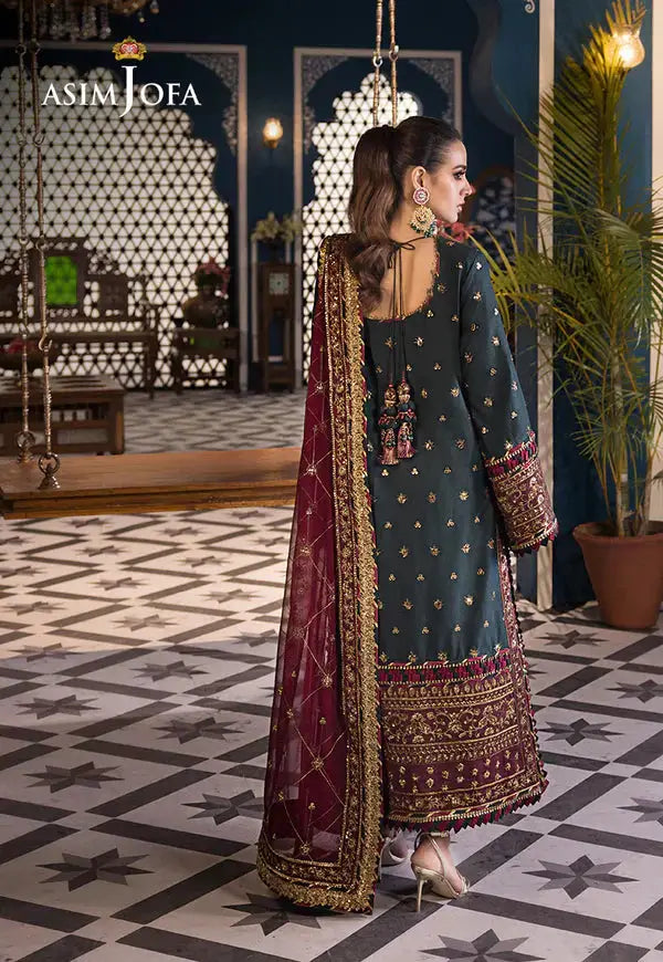 Asim Jofa | Fasana e Ishq Eid Luxury Lawn | AJFI-01 - Pakistani Designer Dress - by Asim Jofa | Type: Luxury - 100% Original at Saira Sultan