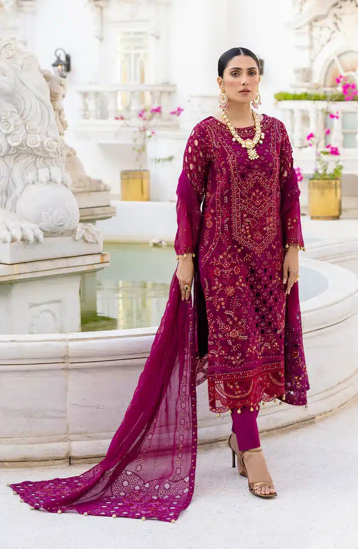 Emaan Adeel | Zimal Luxury Formals 23 | ZM 01 MUSHQ - Pakistani Designer Dress - by Emaan Adeel | Type: Formal - 100% Original at Saira Sultan