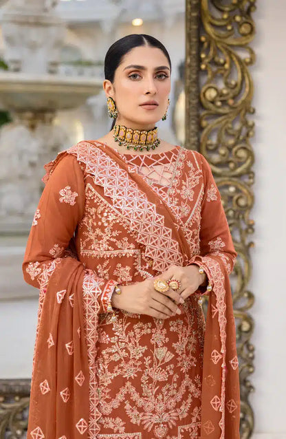 Emaan Adeel | Zimal Luxury Formals 23 | ZM 09 GULAAL - Pakistani Designer Dress - by Emaan Adeel | Type: Formal - 100% Original at Saira Sultan