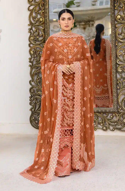 Emaan Adeel | Zimal Luxury Formals 23 | ZM 09 GULAAL - Pakistani Designer Dress - by Emaan Adeel | Type: Formal - 100% Original at Saira Sultan
