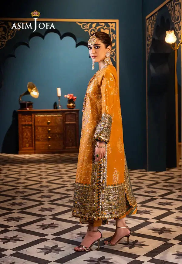 Asim Jofa | Fasana e Ishq Eid Luxury Lawn | AJFI-26 - Pakistani Designer Dress - by Asim Jofa | Type: Luxury - 100% Original at Saira Sultan