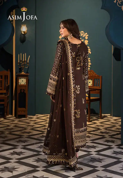 Asim Jofa | Fasana e Ishq Eid Luxury Lawn | AJFI-04 - Pakistani Designer Dress - by Asim Jofa | Type: Luxury - 100% Original at Saira Sultan