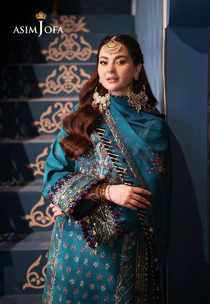 Asim Jofa | Fasana e Ishq Eid Luxury Lawn | AJFI-20 - Pakistani Designer Dress - by Asim Jofa | Type: Luxury - 100% Original at Saira Sultan