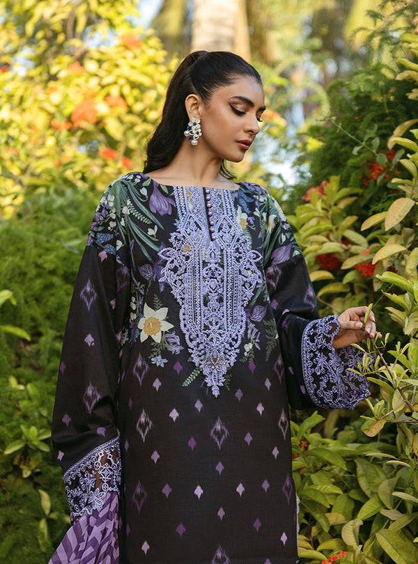 Zainab Chottani | Tahra Lawn 24 | RAHA - D 6B - Pakistani Designer Dress - by Zainab Chottani | Type: Luxury - 100% Original at Saira Sultan