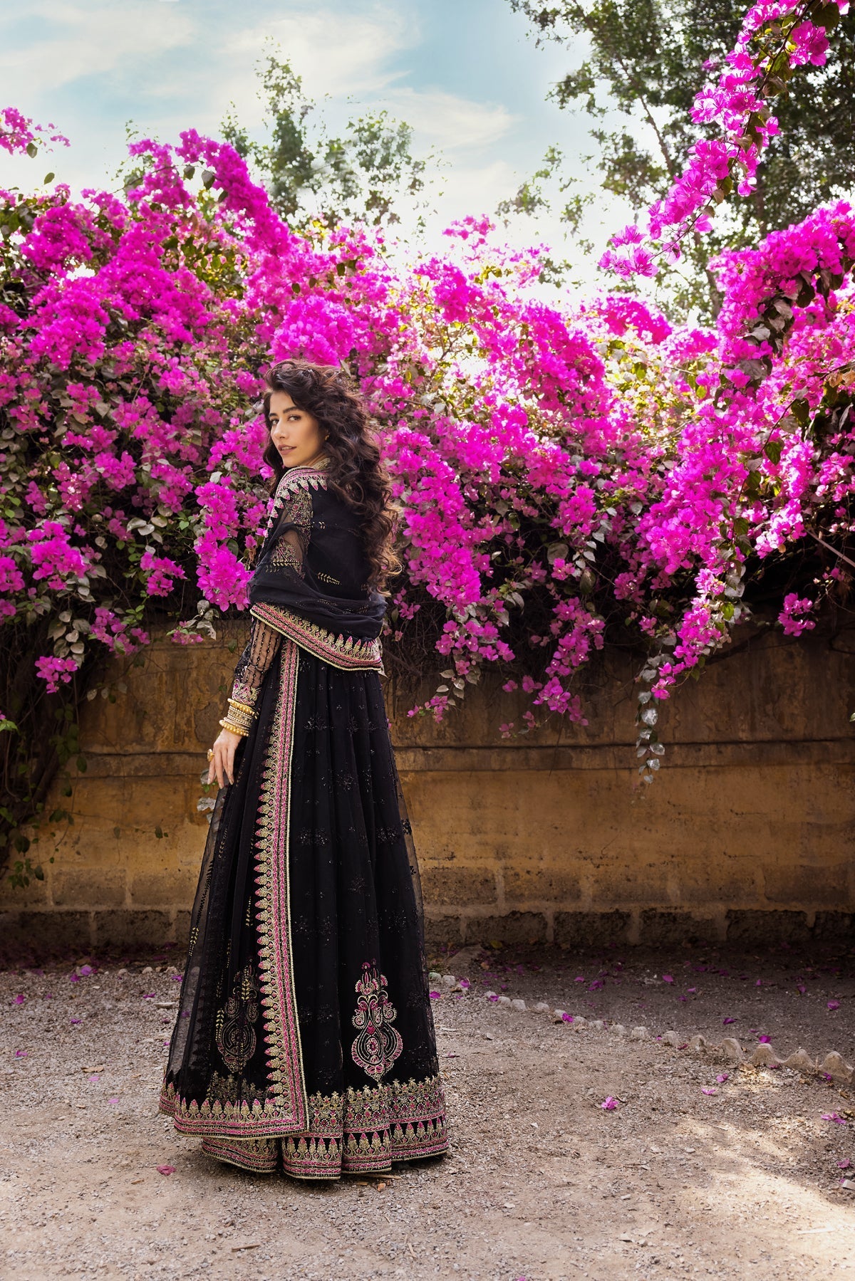 Erum Khan | Umaima Eid Edit | MAHJABEEN S Black Net