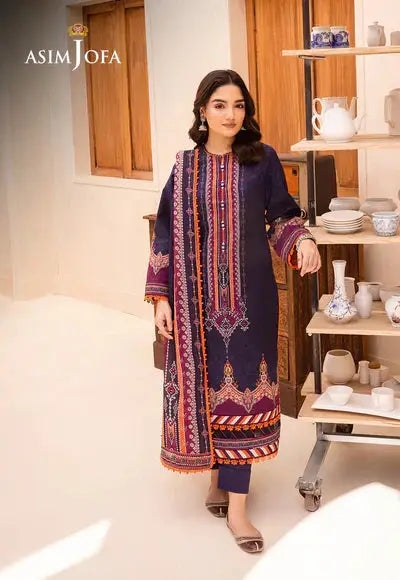 Asim Jofa | Prints Essentials | AJUB-09 - Pakistani Designer Dress - by Asim Jofa | Type: Luxury - 100% Original at Saira Sultan