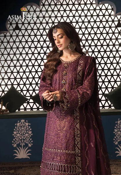 Asim Jofa | Fasana e Ishq Eid Luxury Lawn | AJFI-06 - Pakistani Designer Dress - by Asim Jofa | Type: Luxury - 100% Original at Saira Sultan