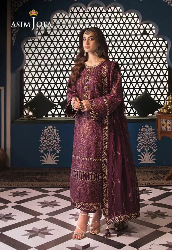 Asim Jofa | Fasana e Ishq Eid Luxury Lawn | AJFI-06 - Pakistani Designer Dress - by Asim Jofa | Type: Luxury - 100% Original at Saira Sultan