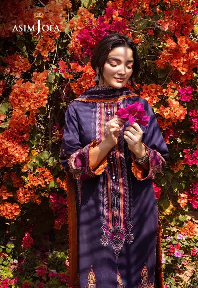 Asim Jofa | Prints Essentials | AJUB-09 - Pakistani Designer Dress - by Asim Jofa | Type: Luxury - 100% Original at Saira Sultan