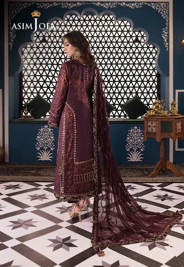 Asim Jofa | Fasana e Ishq Eid Luxury Lawn | AJFI-06 - Pakistani Designer Dress - by Asim Jofa | Type: Luxury - 100% Original at Saira Sultan