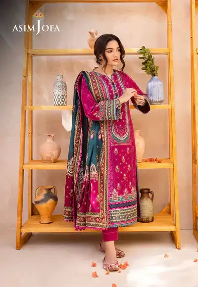 Asim Jofa | Prints Essentials | AJUB-05 - Pakistani Designer Dress - by Asim Jofa | Type: Luxury - 100% Original at Saira Sultan