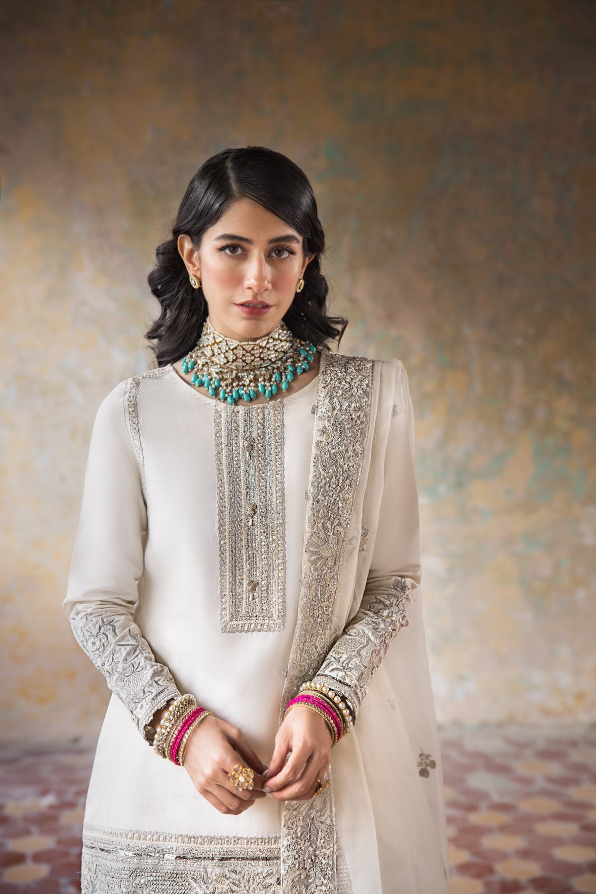 Erum Khan | Umaima Eid Edit | Hoorain M White Net