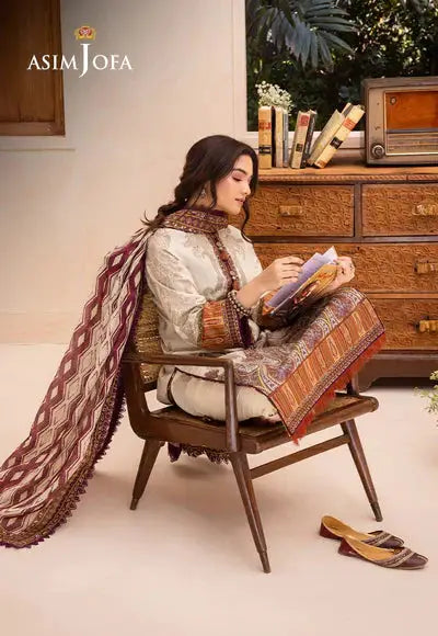 Asim Jofa | Prints Essentials | AJUB-11 - Pakistani Designer Dress - by Asim Jofa | Type: Luxury - 100% Original at Saira Sultan