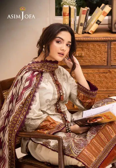 Asim Jofa | Prints Essentials | AJUB-11 - Pakistani Designer Dress - by Asim Jofa | Type: Luxury - 100% Original at Saira Sultan