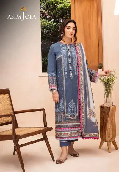 Asim Jofa | Prints Essentials | AJUB-14 - Pakistani Designer Dress - by Asim Jofa | Type: Luxury - 100% Original at Saira Sultan