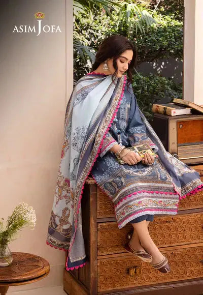 Asim Jofa | Prints Essentials | AJUB-14 - Pakistani Designer Dress - by Asim Jofa | Type: Luxury - 100% Original at Saira Sultan