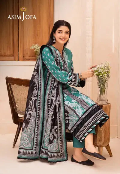 Asim Jofa | Prints Essentials | AJUB-03 - Pakistani Designer Dress - by Asim Jofa | Type: Luxury - 100% Original at Saira Sultan