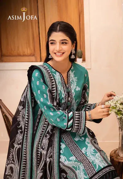 Asim Jofa | Prints Essentials | AJUB-03 - Pakistani Designer Dress - by Asim Jofa | Type: Luxury - 100% Original at Saira Sultan