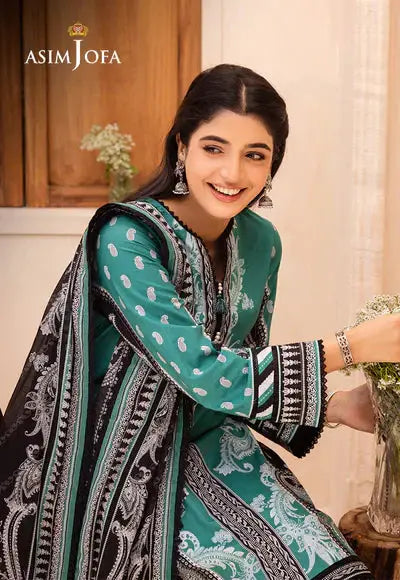 Asim Jofa | Prints Essentials | AJUB-03 - Pakistani Designer Dress - by Asim Jofa | Type: Luxury - 100% Original at Saira Sultan