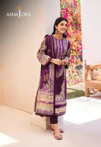 Asim Jofa | Prints Essentials | AJUB-10 - Pakistani Designer Dress - by Asim Jofa | Type: Luxury - 100% Original at Saira Sultan